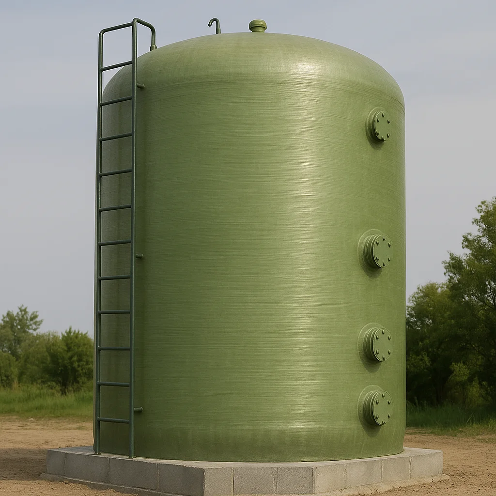 Reservatório cilíndrico vertical