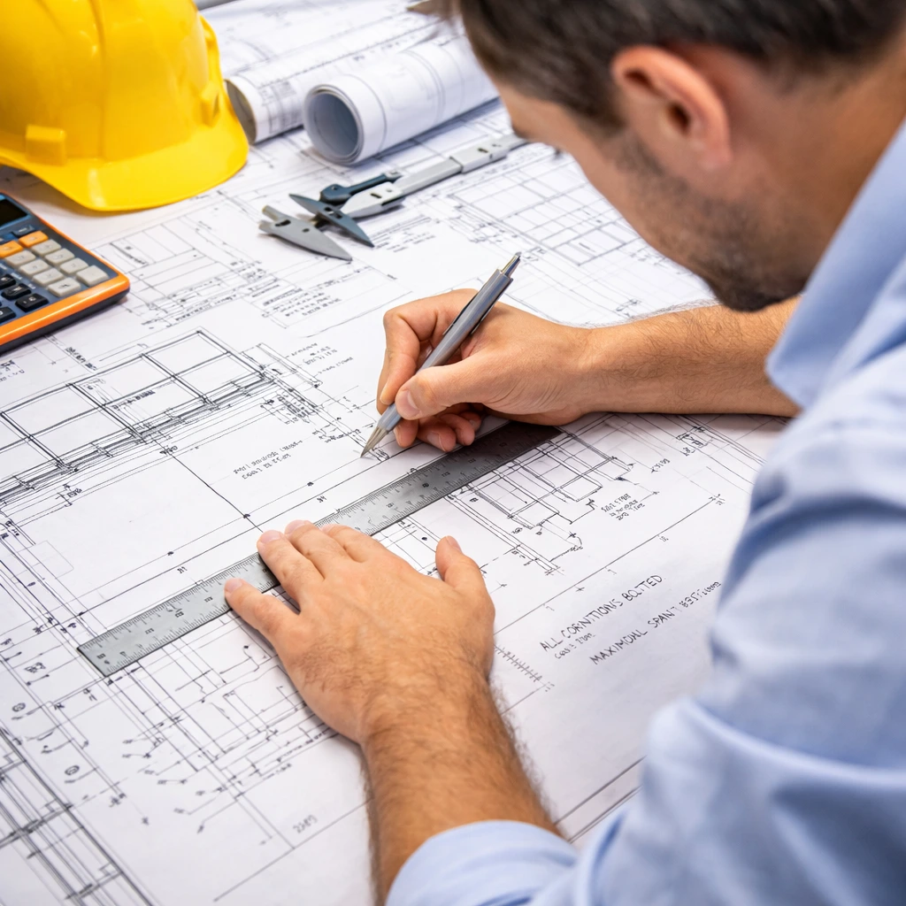 Dimensionamento de equipamentos em fibra de vidro