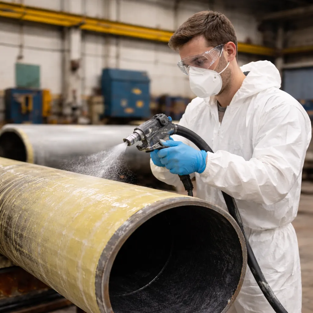 Duto em fibra de vidro