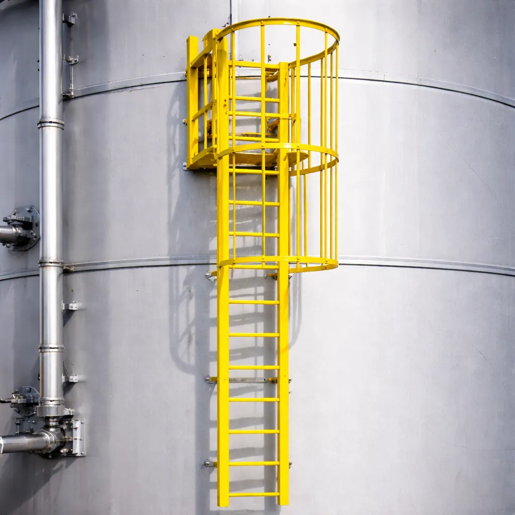 Escada marinheiro em fibra de vidro