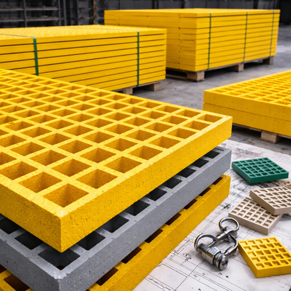 Grade em fibra de vidro