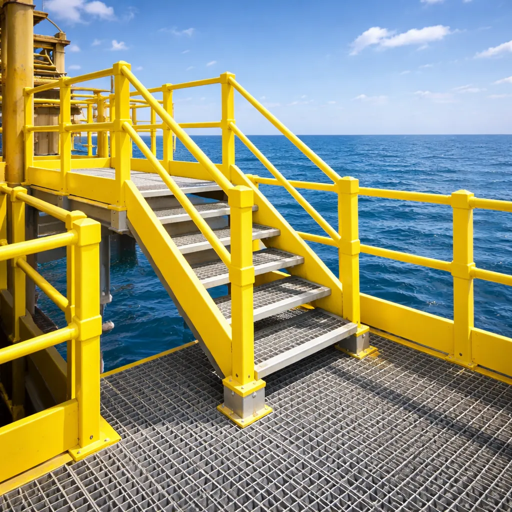 Guarda-corpo em PRFV