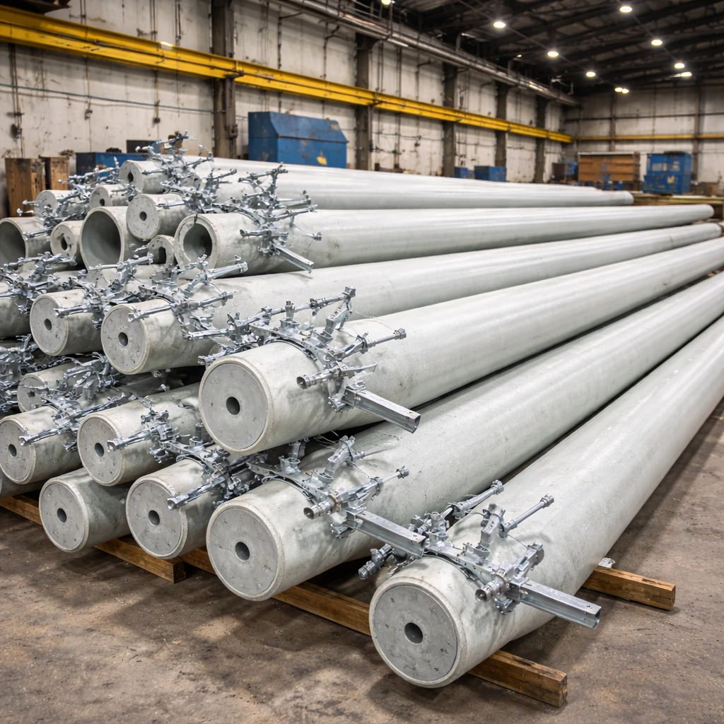 Postes para telecomunicação