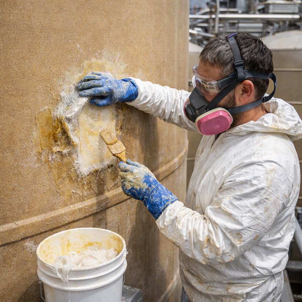 Reparo em Fibra de Vidro