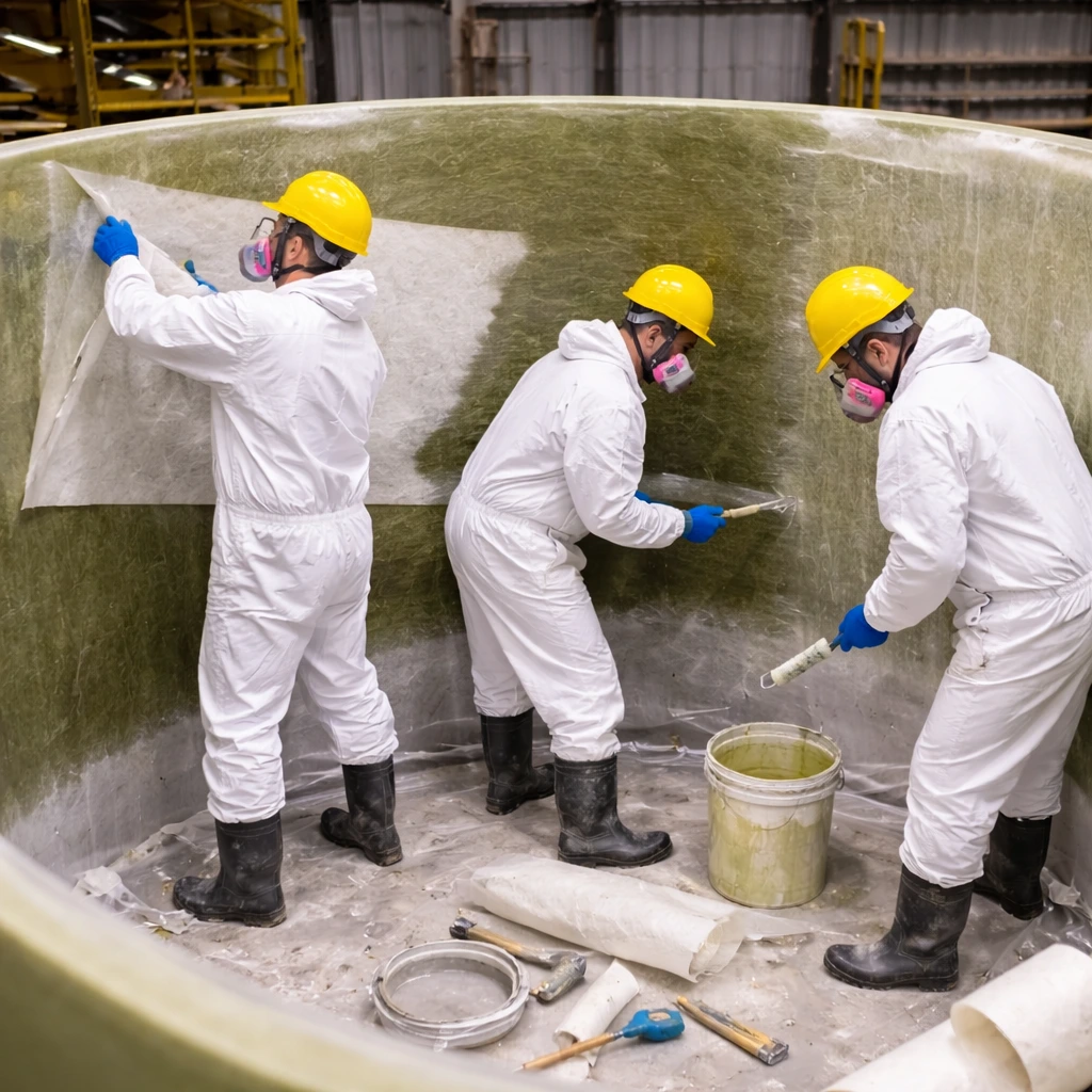 Revestimento de reservatórios