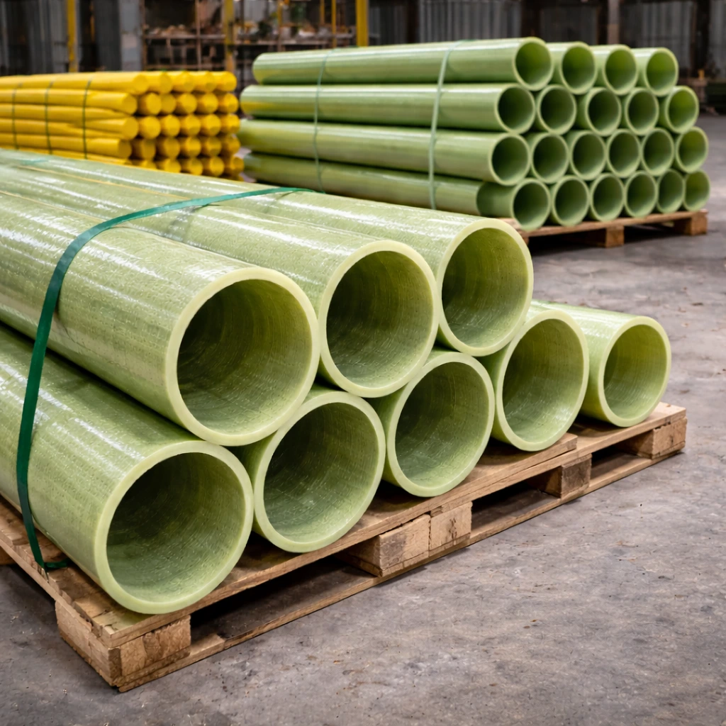 tubos em fibra de vidro