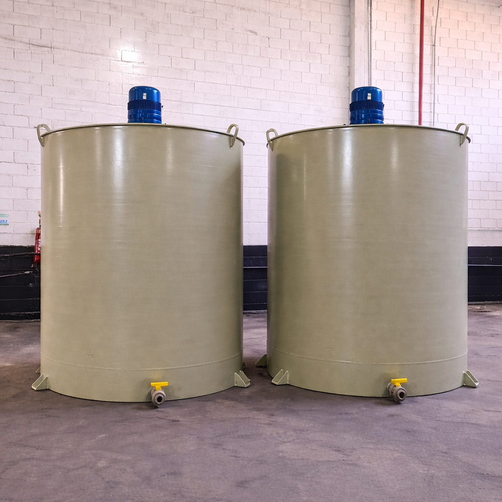 Tanque para produção de cosméticos