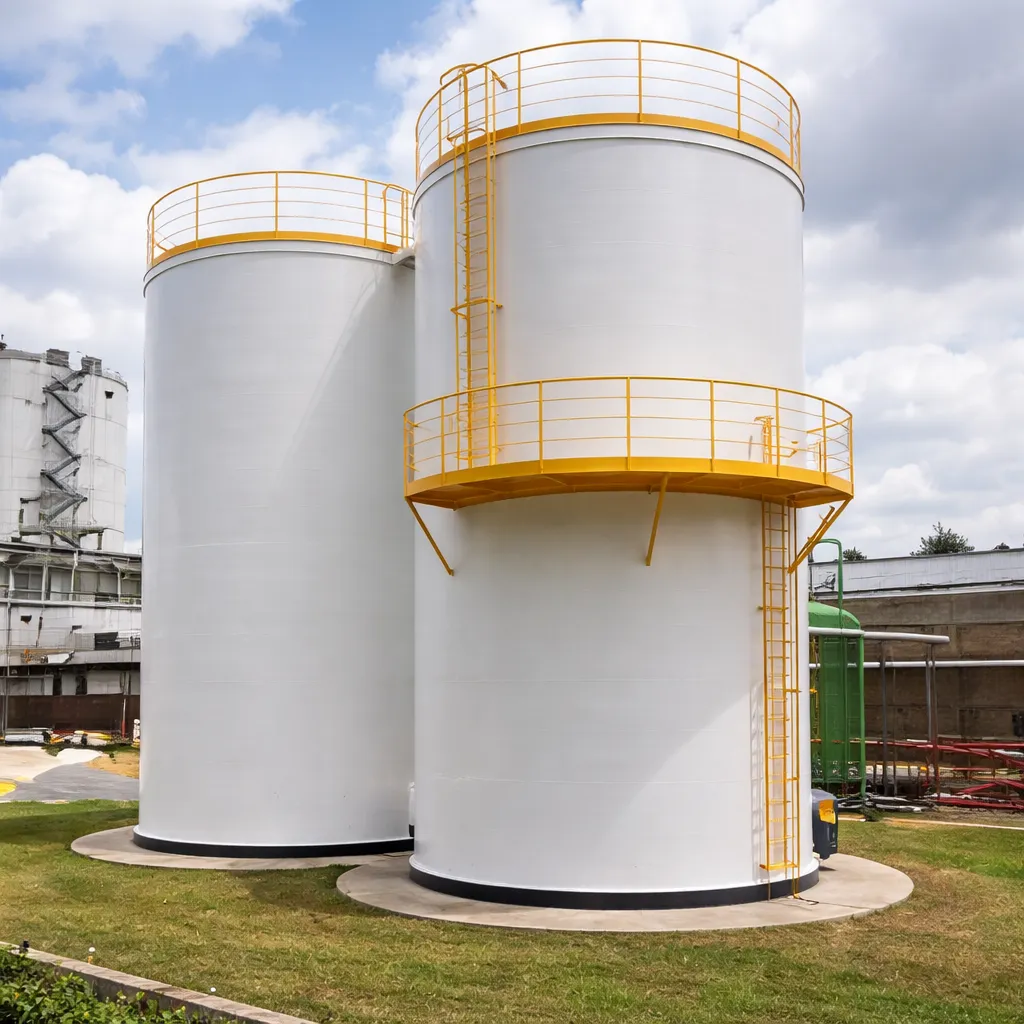 Tanque de água bruta