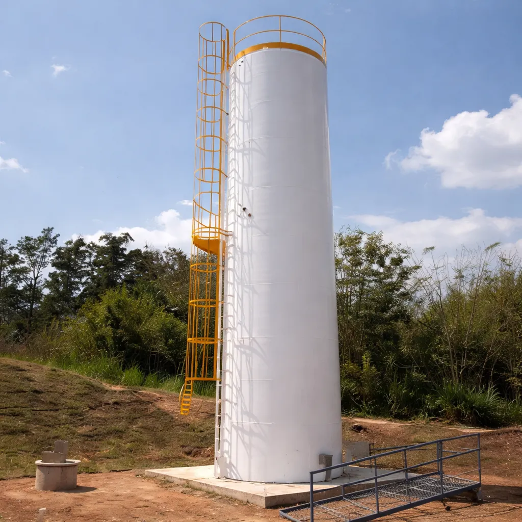 Tanque de água desmineralizada