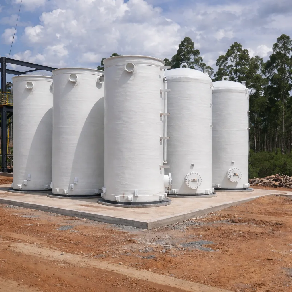 Tanque de água tratada